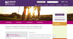 Desktop Screenshot of nhmckeeinternalmedicine.org